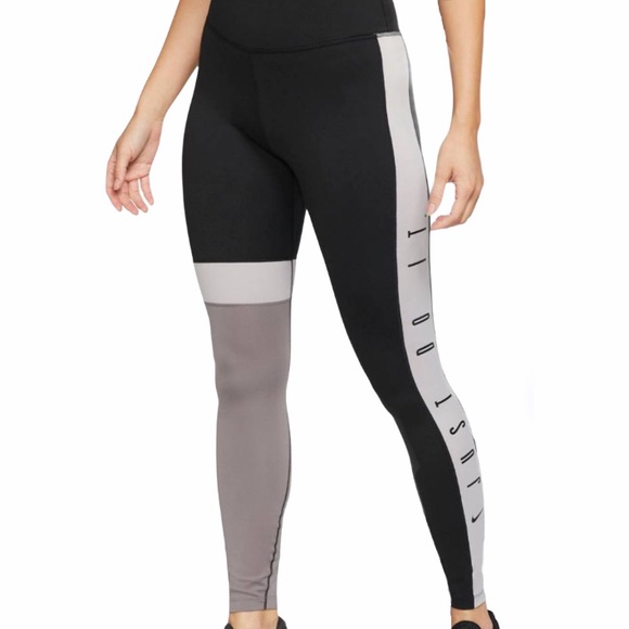 nike one colour block leggings